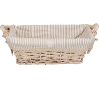 Корзина стеллажная "Полосочка" Natural House, Д290 Ш190 В100, натуральный EW-13