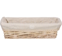 Корзина стеллажная "Полосочка" Natural House, Д340 Ш150 В110, натуральный EW-14