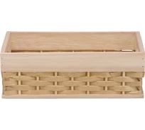 Корзина стеллажная Natural House, Д300 Ш190 В110, светло-коричневый EW-10M S