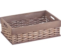 Корзина стеллажная Natural House, Д350 Ш240 В120, коричневый EW-10 L