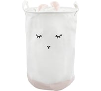Сумка-мешок для игрушек на утяжке "Кролик" HANDY HOME, Д350 Ш350 В520, розовый EW-101
