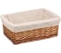 Корзина стеллажная "Полосочка" Natural House, Д390 Ш270 В160, коричневый EW-51 L 1