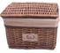 Корзина стеллажная с крышкой "Орех" Natural House, Д360 Ш260 В250, коричневый EW-59 L 1