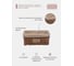 Корзина стеллажная "Орех" Natural House, Д400 Ш310 В170, коричневый EW-55 M 3