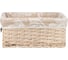 Корзина стеллажная "Листья" Natural House, Д400 Ш310 В170, бежевая EW-92LM-L 1