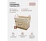 Корзина стеллажная высокая с ручками "Natural life" Natural House, Д290 Ш200 В220 EW-93 S 2