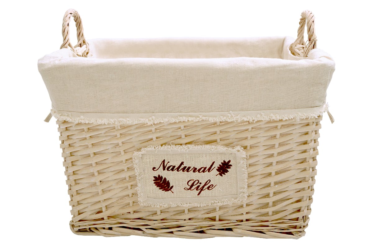 Стеллажная высокая корзина с ручками Natural House natural life EW-93 L ...