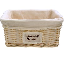 Корзина стеллажная "Natural life" Natural House, Д350 Ш220 В180 EW-94 M