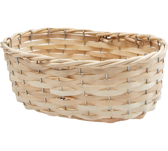 Подарочная корзина Natural House овальная, 34x25x14 см, натуральный ZX-06L 1