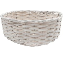 Корзина подарочная овальная Natural House, Д250 Ш160 В100, белый ZX-05S