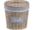 Корзина бельевая овальная "Лён" Natural House, Д320 Ш210 В360, серый EW-18 S 1