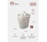 Корзина бельевая "Единорог" Natural House, Д490 Ш360 В550, белый EW-86 L 3