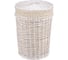 Корзина бельевая круглая "Колокольчик" Natural House, Д400 Ш400 В560, белый EW-41 L 1