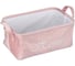 Корзина для хранения "Велюр" HANDY HOME, Д340 Ш220 В160, розовый LIS-33 L 1