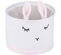 Тканевая корзина для хранения HANDY HOME кролик, 32x32x25 см, розовый LIS-03