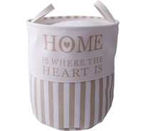Корзина тканевая для белья "Home" HANDY HOME, Д360 Ш360 В390, бежевый EW-69