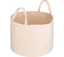 Корзина для хранения "Хлопок" HANDY HOME, Д350 Ш350 В290, бежевый LIS-25 L