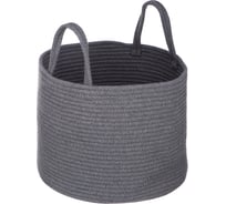 Корзина для хранения HANDY HOME хлопок, 35x35x28 см, серый LIS-18 L