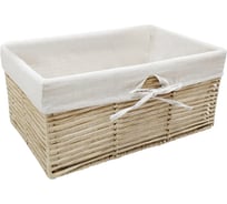 Корзина стеллажная "Paper" HANDY HOME, Д390 Ш260 В180, бежевый LIS-42M