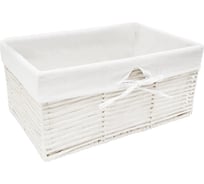 Корзина стеллажная "Paper" HANDY HOME, Д440 Ш310 В200, белый LIS-41L