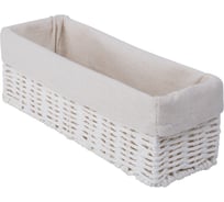 Стеллажная корзина HANDY HOME paper, 30x10x10 см, белый QR-P06