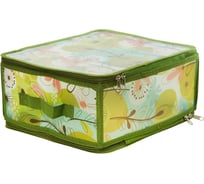 Складной короб на молнии HANDY HOME весна, 300х280х150, зеленый, желтый ESH06 M