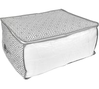 Кофр для хранения HANDY HOME орнамент, 600х450х300, серый UC-207