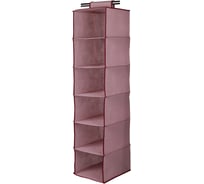 Подвесной кофр HANDY HOME хризантема, 6 секций, 1200х300х300, розовый, бордовый UC-84