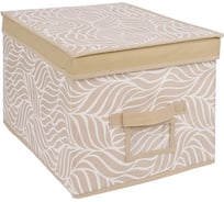 Короб для хранения HANDY HOME листья, 400х300х250, бежевый UC-211