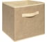 Короб-кубик для хранения HANDY HOME лен, 300х300х300, бежевый UC-234 1