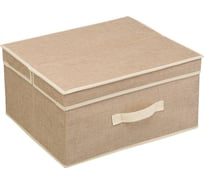 Короб для хранения HANDY HOME лен, 410х350х200, песочный UC-28