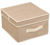 Короб для хранения HANDY HOME лен, 300х300х180, песочный UC-27