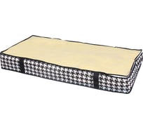 Кофр для хранения HANDY HOME пепита, 1070х460х150, черно-белый UC-46