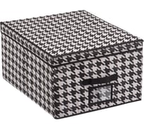 Короб для хранения HANDY HOME пепита, 500х400х250, черно-белый UC-51