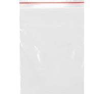 Пакеты с замком Zip-lock Staff зиплок, комплект 100 шт, 15x20 см, ПВД, толщина 35 мкм 608166