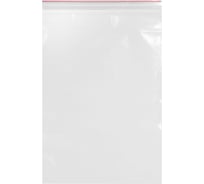 Пакеты с замком Staff Zip-lock зиплок, комплект 100 шт, 20x30 см, ПВД, толщина 35 мкм 608168