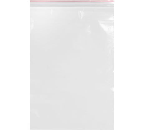 Пакеты с замком Staff Zip-lock зиплок, комплект 100 шт, 20x30 см, ПВД, толщина 35 мкм 608168