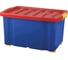 Ящик для хранения игрушек PLAST TEAM Jumbo 60 л, 39,3x59,3x33,9 см, на колесах, с крышкой Рт9946 530268 1