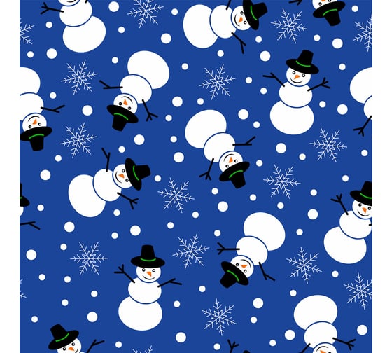 Новогодняя упаковочная бумага ЗОЛОТАЯ СКАЗКА Snow Fun, 70x100 см, 10 дизайнов ассорти 591911