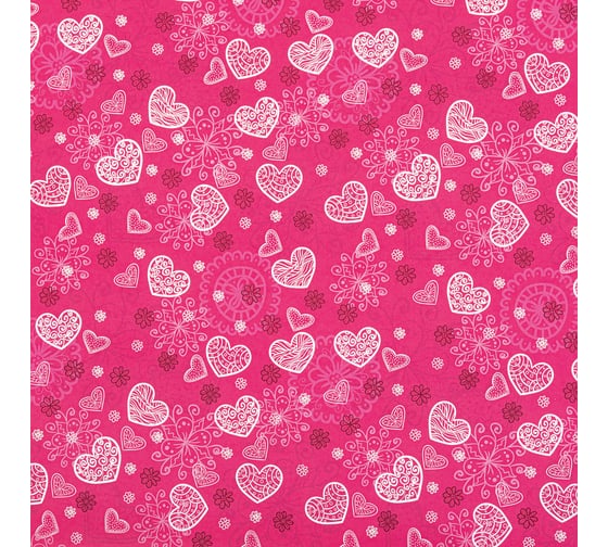 Упаковочная бумага ЗОЛОТАЯ СКАЗКА Love Story, 70x100 см, 10 дизайнов ассорти 591916