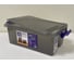 Ящик п/п Rox Box 400х235х155 10л. с крышкой на клипсах, цв. прозрачно-серый 28550 1
