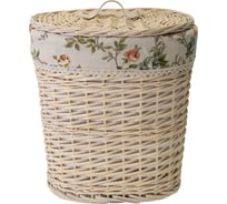 Корзина бельевая овальная "Rose" Natural House, Д330 Ш210 В360, натуральный EW-83 S