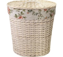 Корзина бельевая овальная "Rose" Natural House, Д490 Ш360 В550, натуральный EW-83 L