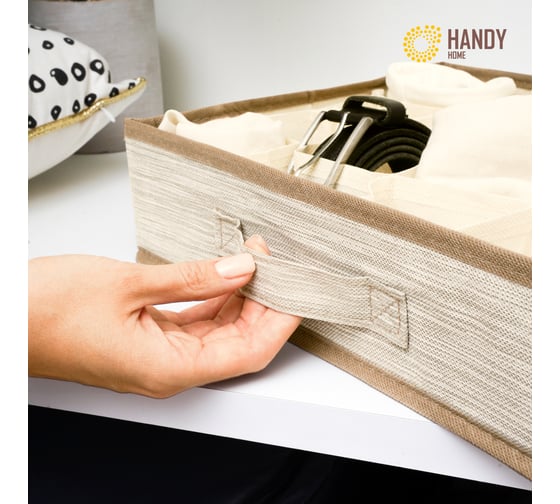 Органайзер для хранения HANDY HOME латте 16 секций, 350х270х90 мм ES-22