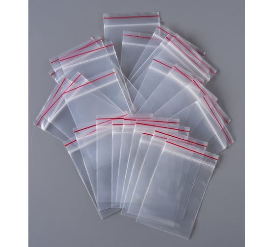 Ультрапрочный пакет с замком Zip-Lock PACK INNOVATION 6x8 см, 100 мкм, 300 шт. IP0UP0608.100-300