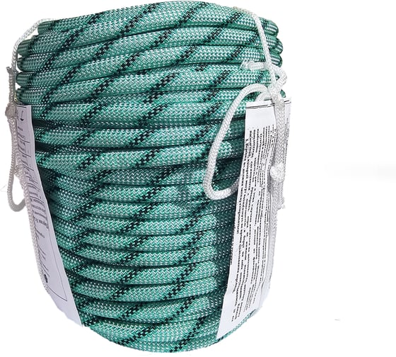 Страховочно-спасательная веревка, 48-прядная, Статика ВСС, бобина, 10мм х 100м АзотХимФортис 00082 1