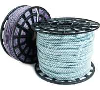 Плетеный полипропиленовый шнур, 16-прядный, катушка, 3мм х 500м Эбис 71422