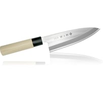 Кухонный нож TOJIRO деба традиционный japanese, длина лезвия 180 мм, сталь mo-v, рукоять магнолия F-1055