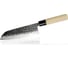 Кухонный нож TOJIRO сантоку hammered finish, длина лезвия 170 мм, сталь vg-10, 3 слоя, рукоять магнолия F-1112 2