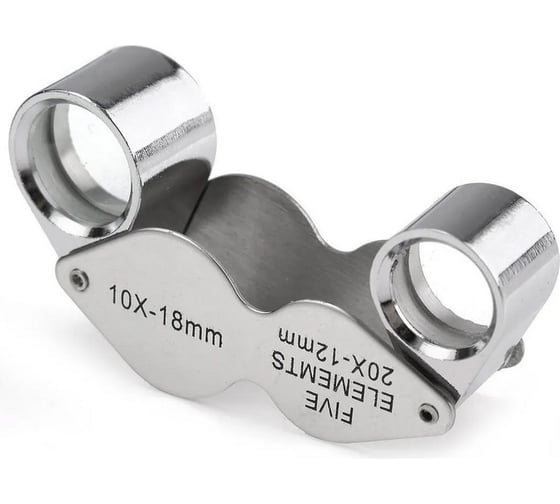 Ювелирная двойная лупа Pro Legend 20X-12мм 10X-18мм PL4453 1
